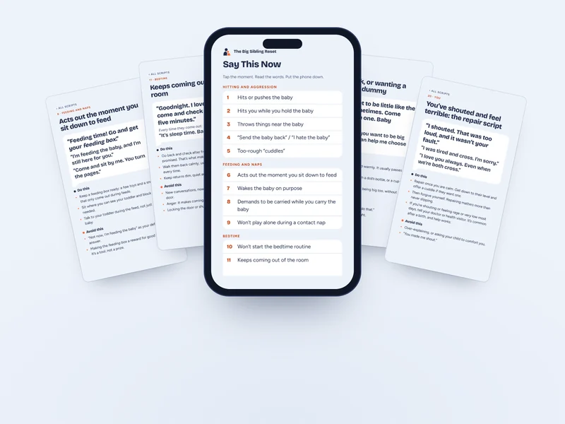 Say This Now on a phone: the index of 20 moments and a script page